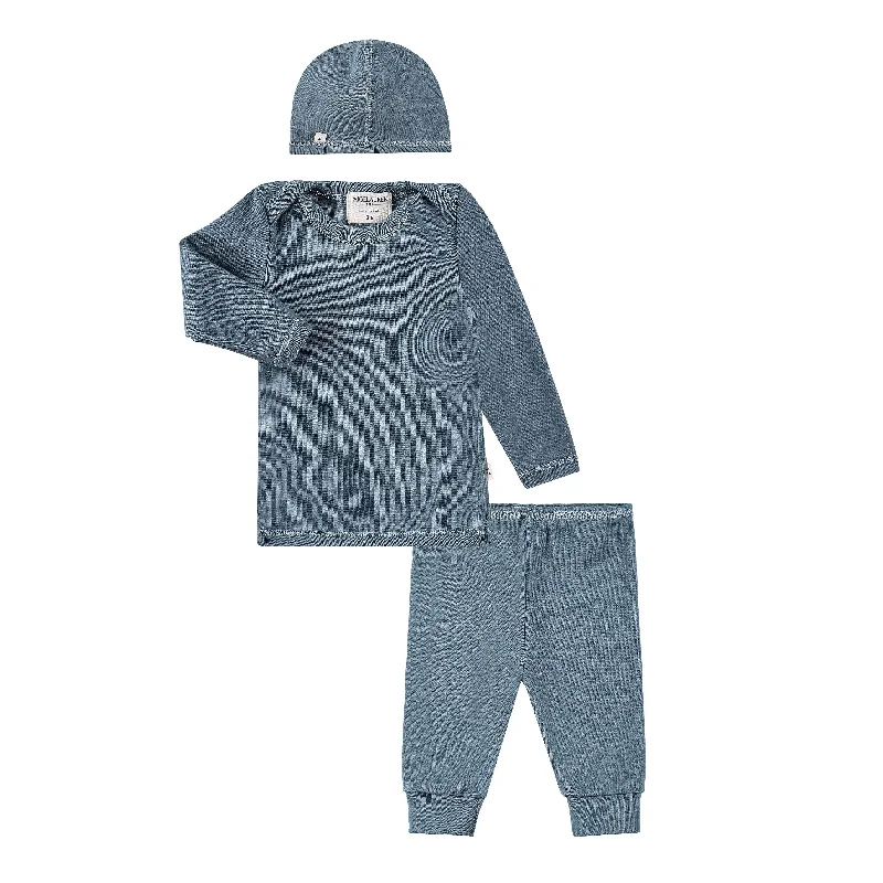 Eco-Rib Cap, Lap Tee and Legging