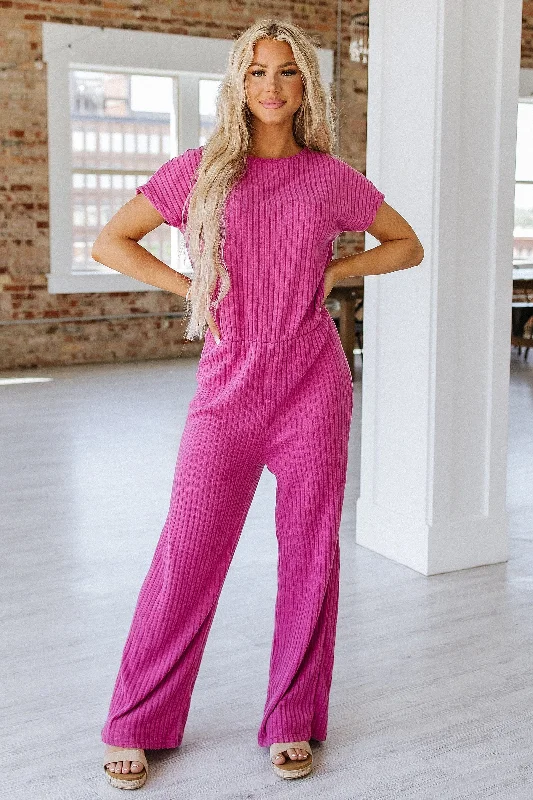 Robyn Ribbed Jumpsuit | S-2XL