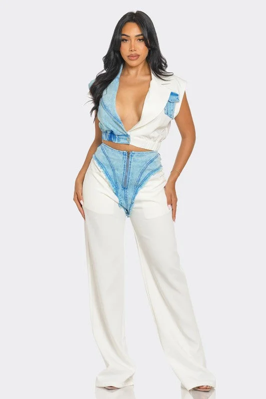 Denim Urban Chic Fusion Set