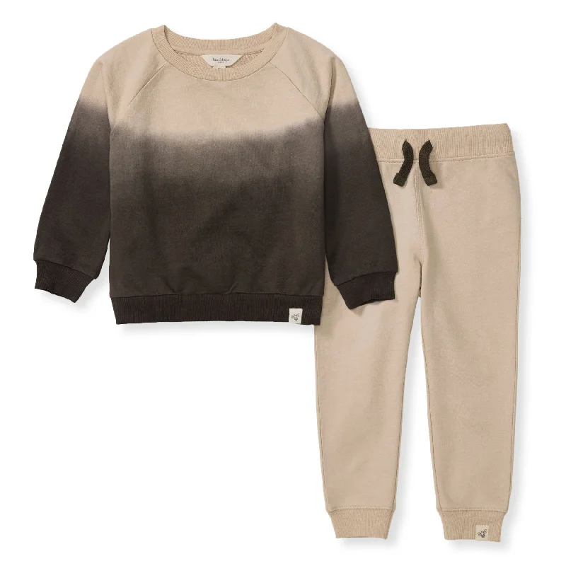 Sweatshirt and Pants Set - Dip Dye - Delicate Doe