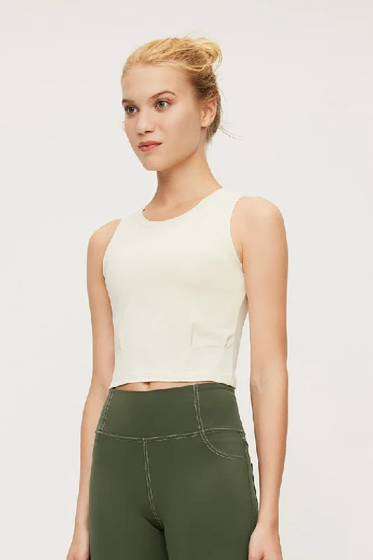 Anti-UV Cropped Tank Top for Women