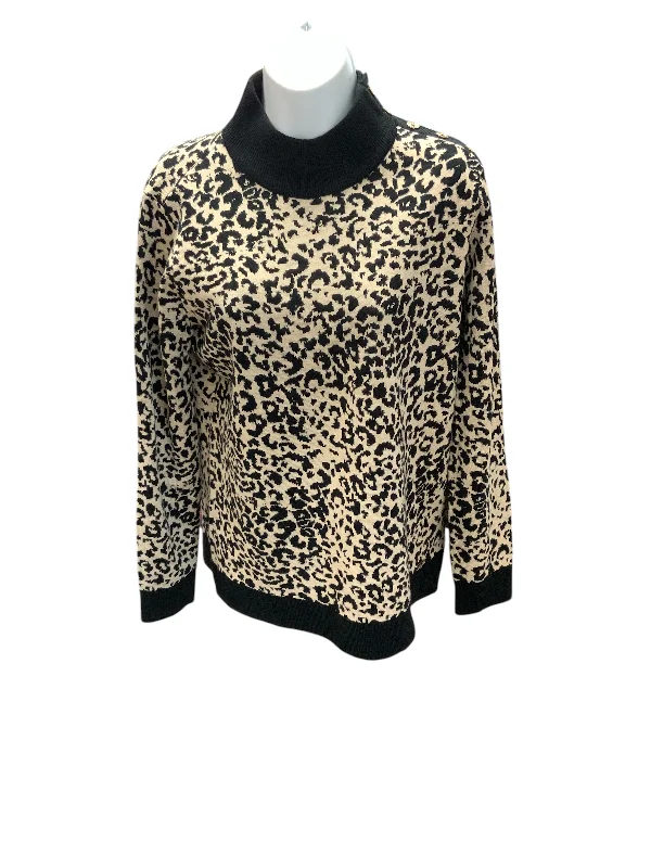 Calvin Klein Women's Sweater Cheetah M