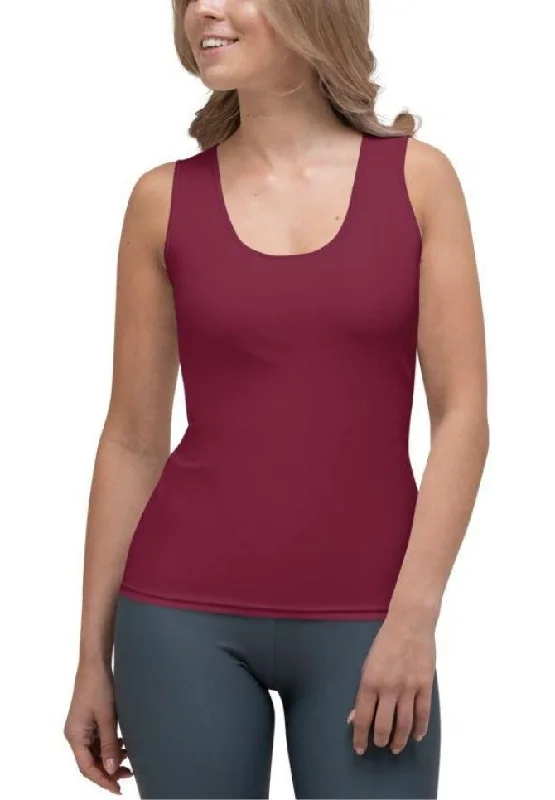 Wine Burgundy Tank Top