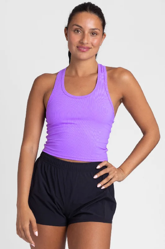 Rochelle Basic Crop Top - Paddle