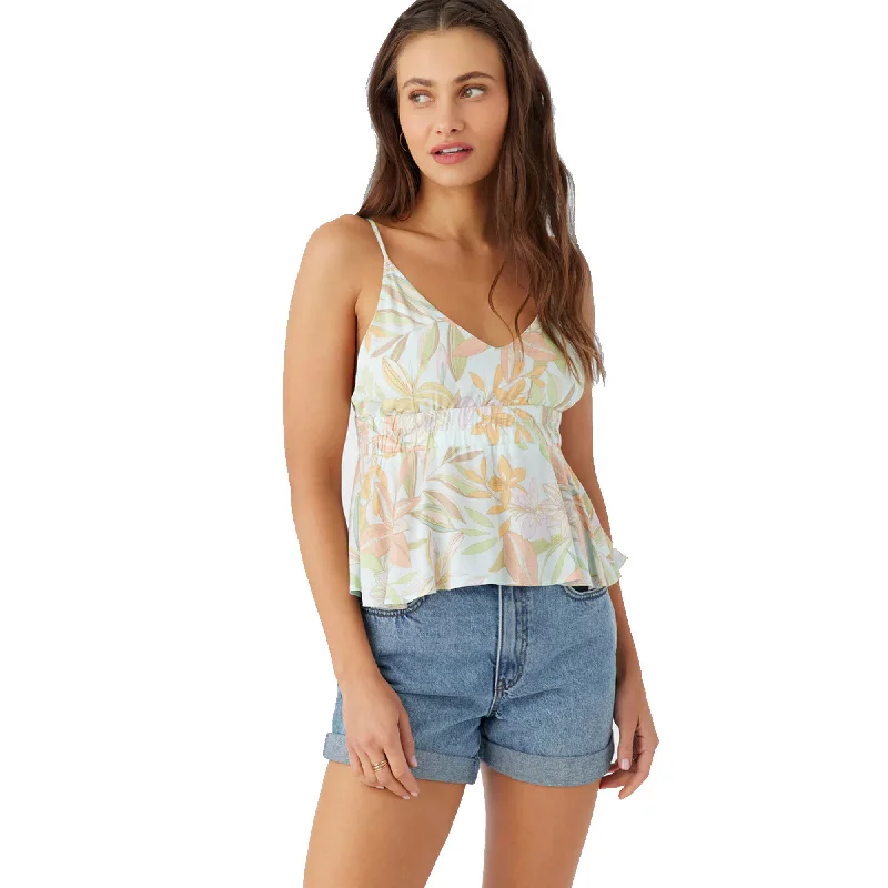 O'Neill Kelby Dalia Floral Women's Top - Skylight