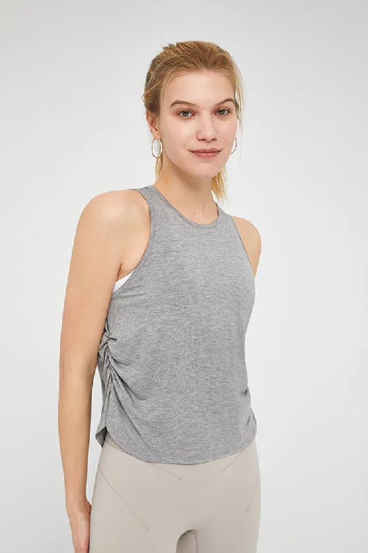 High Neck Workout Tank Top