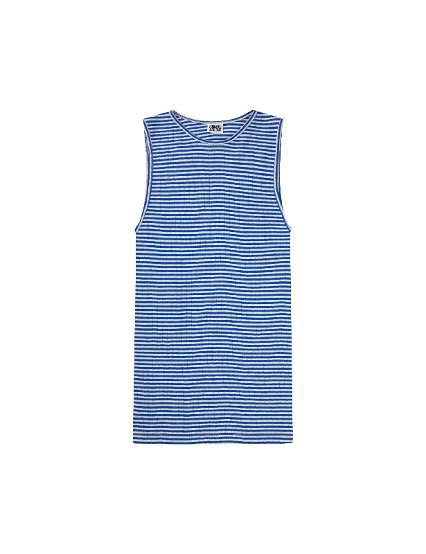 NPS Tank Top Fine Stripe, Klein/Ecru