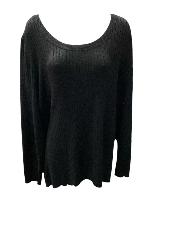 NWT Soft Surroundings Women's Sweater Black 3X