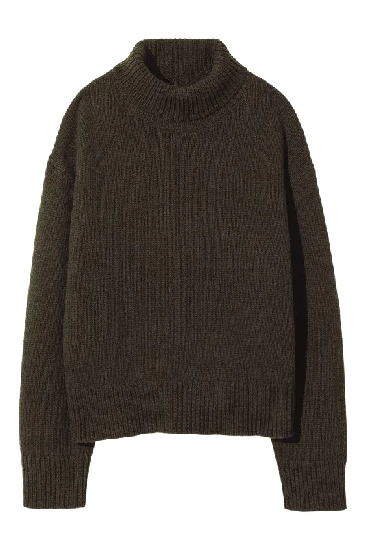 Nili Lotan Omaira Sweater in Dark Pine