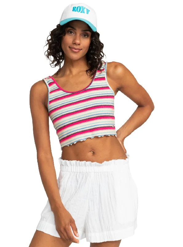 Roxy Keep It Wavy Cropped Tank