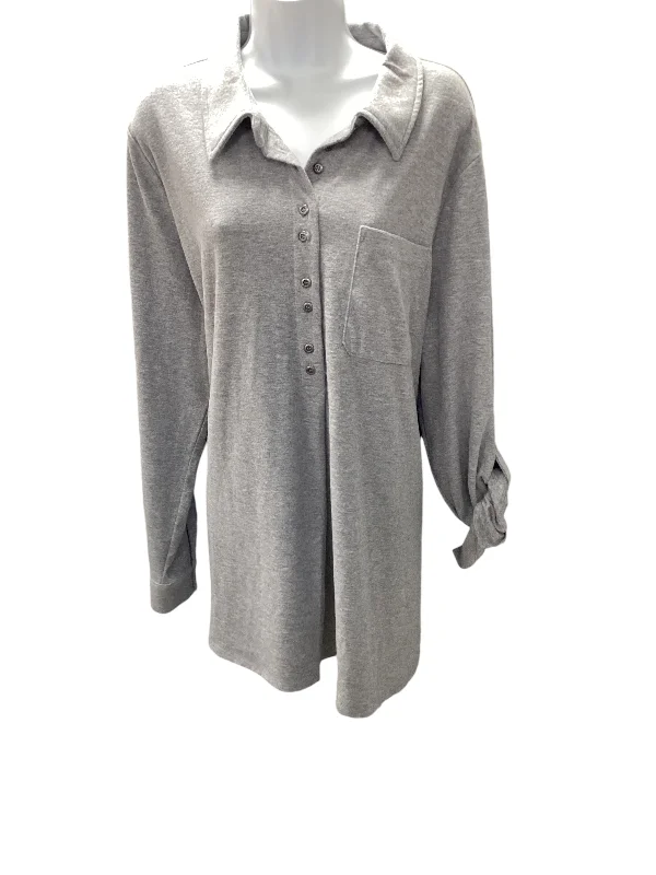 NWT Soft Surroundings Women's Tunic Gray 2X/22