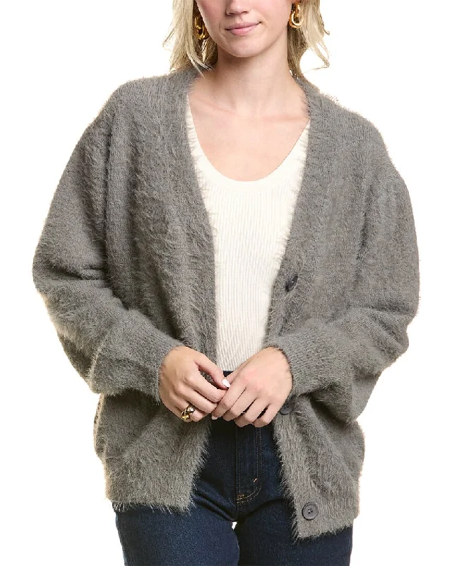 Femme Society Fuzzy Eyelash Cardigan