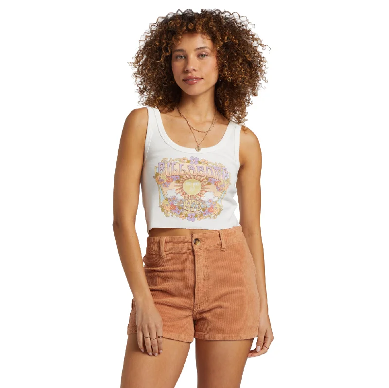 Billabong Ray Of Sunshine Cropped Tank