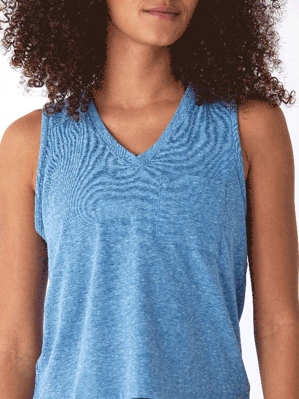 Hera Triblend Jersey V-Neck Tank