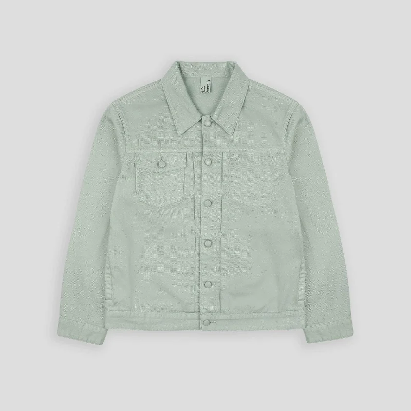 Denim Battle Jacket Mint