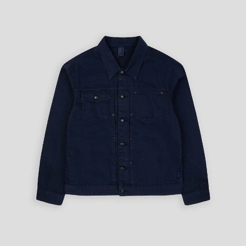 Denim Battle Jacket Navy