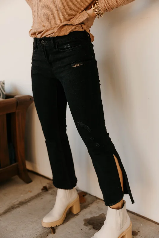 BK Side Slit Denim - Final Sale 40% off in cart