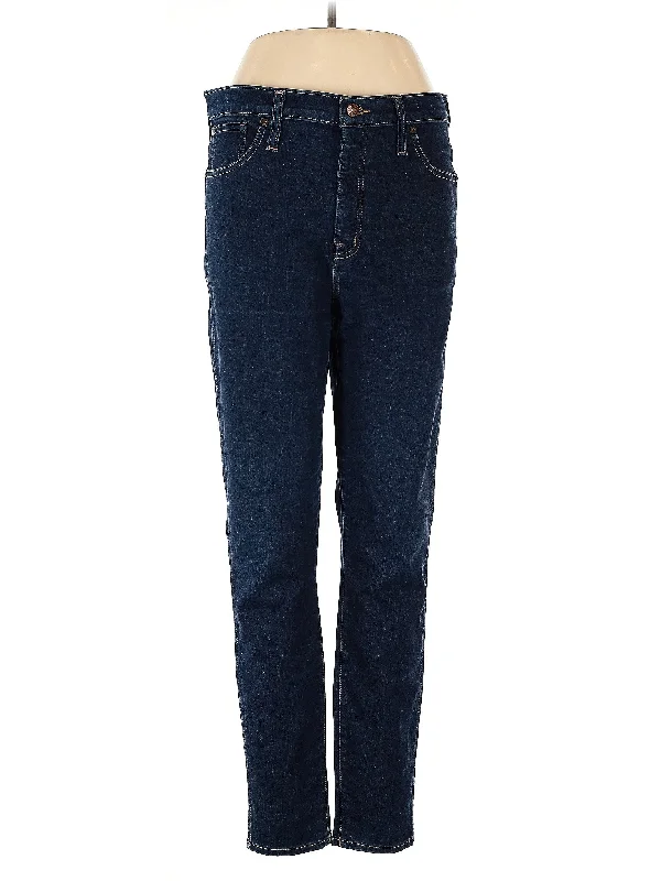 High-Rise Straight-leg Jeans in Dark Wash