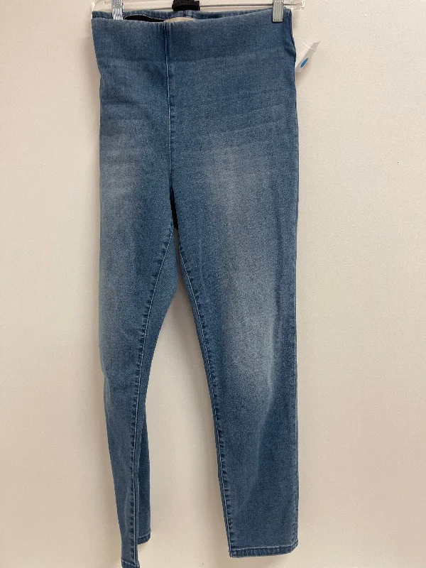 Jeans Skinny By Soft Surroundings In Blue Denim, Size: 12