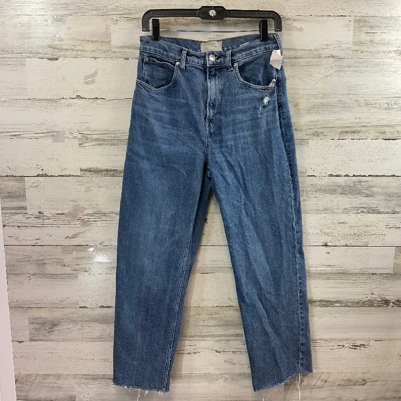 Jeans Straight By Everlane In Blue Denim, Size: 6