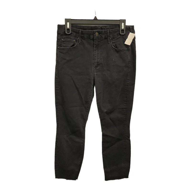 Jeans Straight By Mother In Black, Size: 10