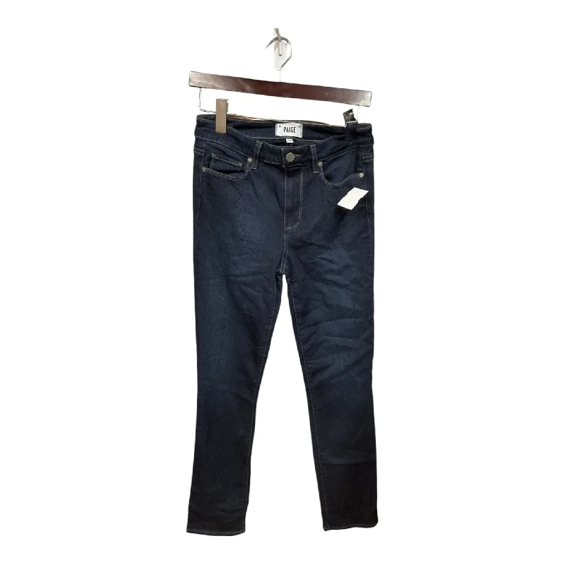 Jeans Straight By Paige In Blue Denim, Size: 6