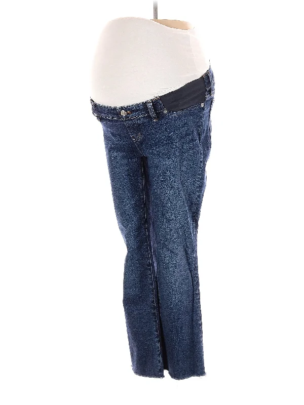 Low-Rise Bootleg Jeans