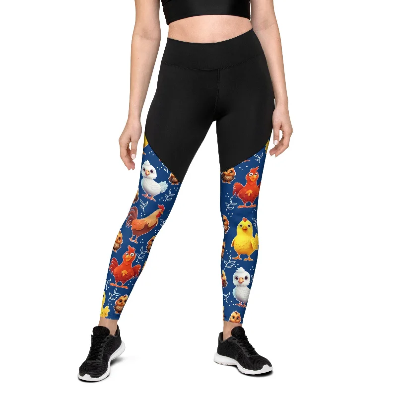 Chicken Compression Leggings