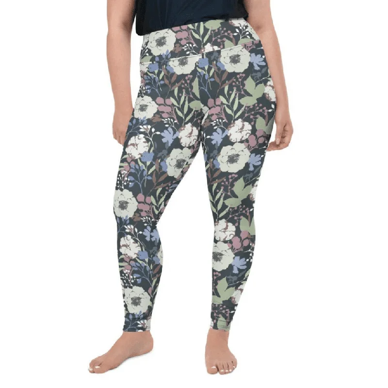 Cool Floral Plus Size Leggings