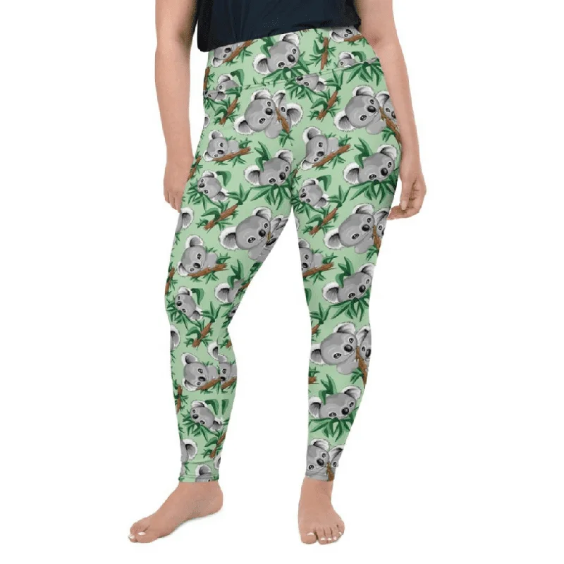 Cute Koala Plus Size Leggings