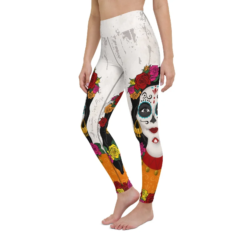 Day of the Dead Vibes Yoga Leggings