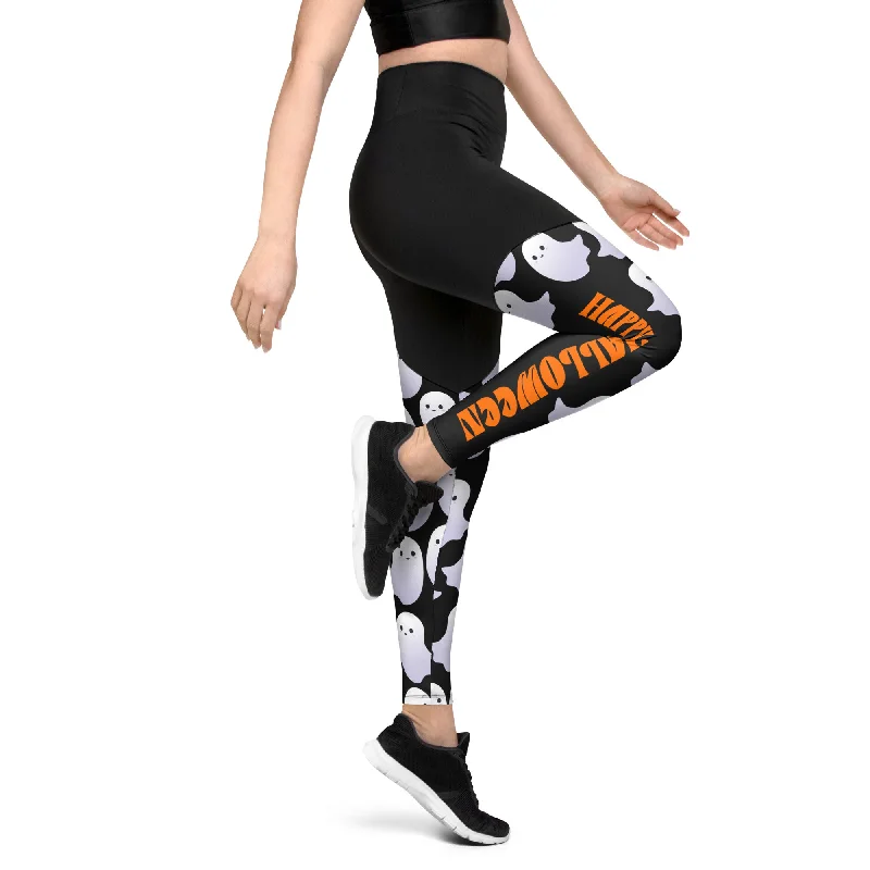 Happy Halloween Compression Leggings