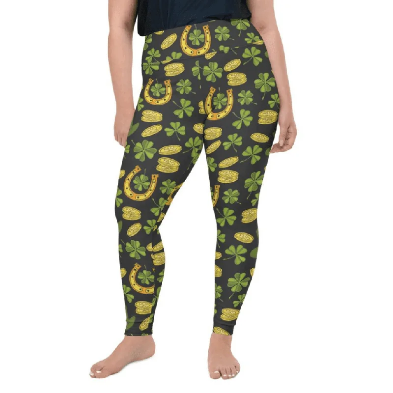 Happy St. Patrick's Plus Size Leggings