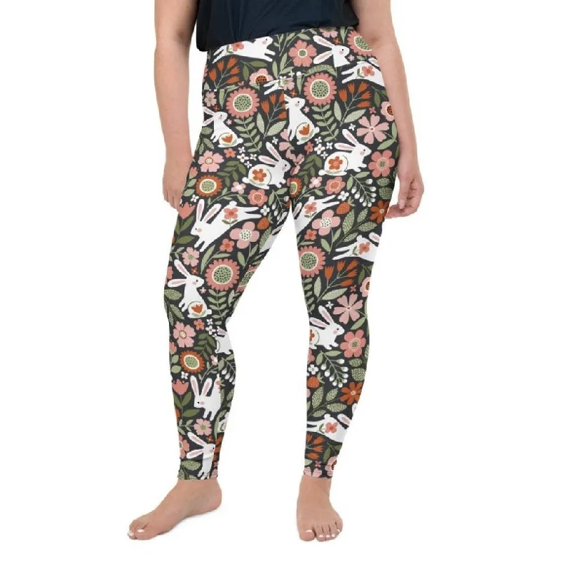 Hopping Bunny Plus Size Leggings