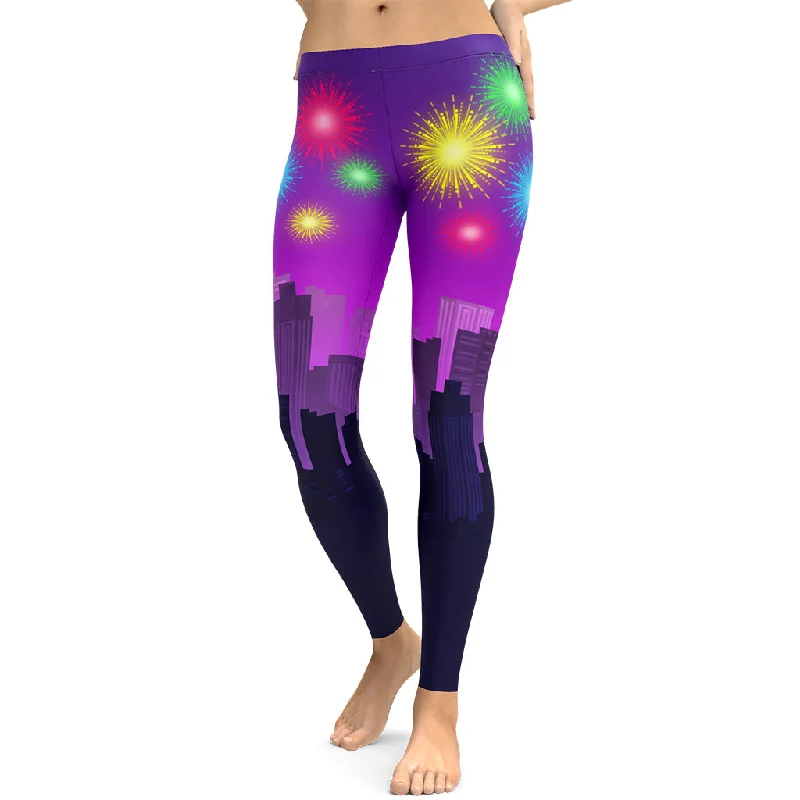 New Year City Leggings