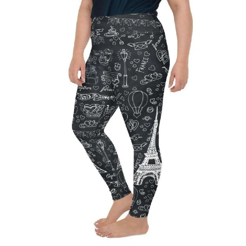 Paris Memories Plus Size Leggings