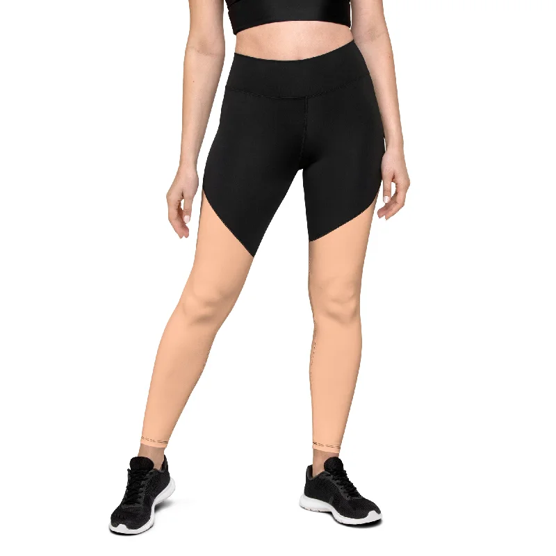 Peach Fuzz Compression Leggings