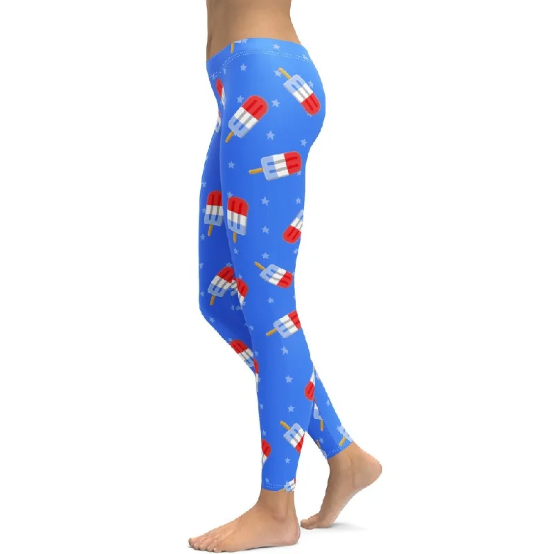 Popsicle Pattern Leggings