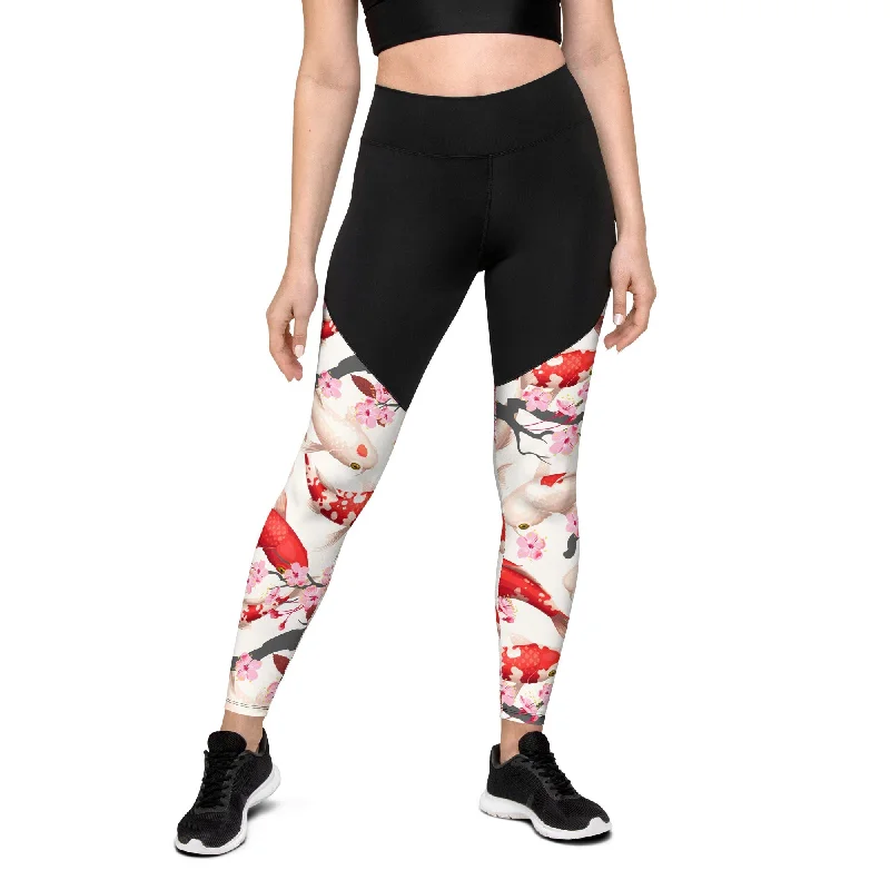 Sakura Koi Compression Leggings