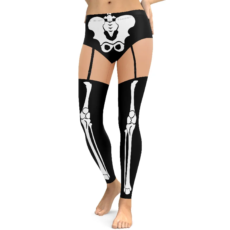 Skeleton Shorts Leggings