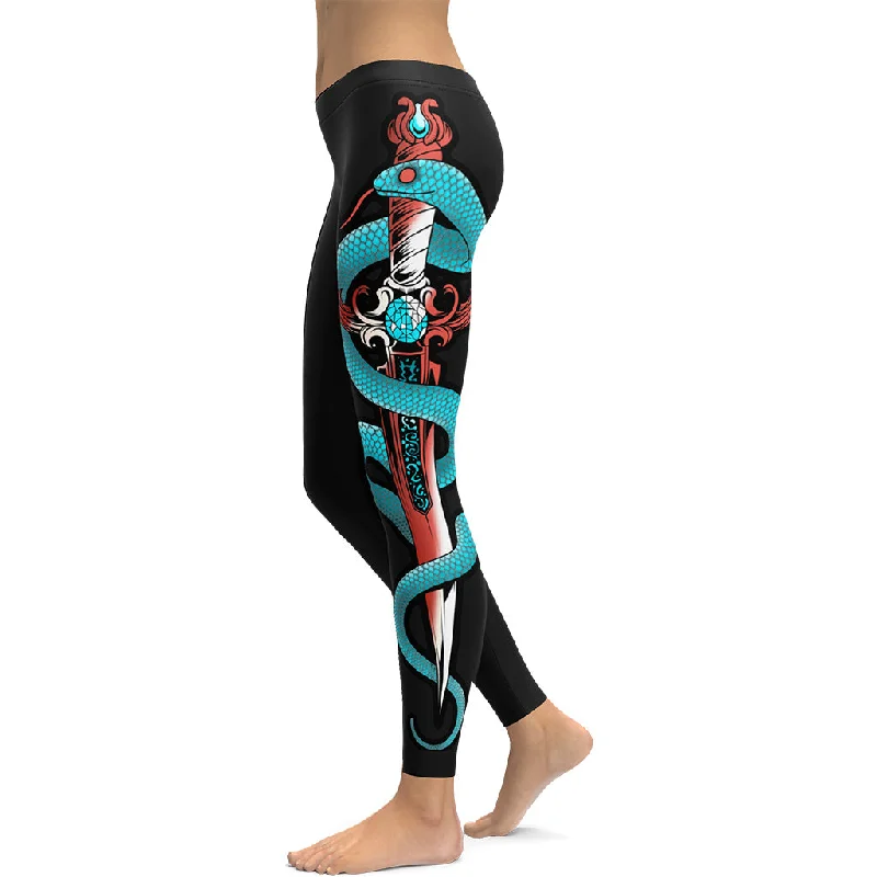 Snake & Sword Leggings