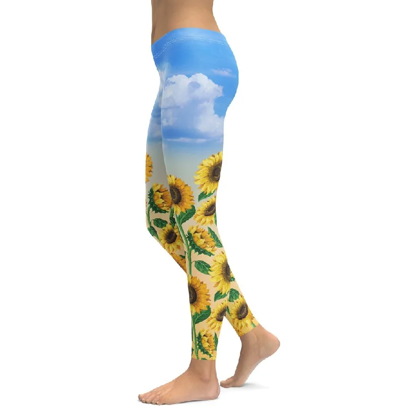 Sunflower Fields Leggings