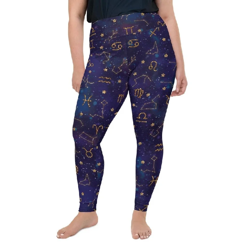 Zodiac Signs Plus Size Leggings