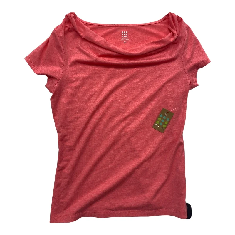 Pink Top Short Sleeve Basic Title Nine, Size M