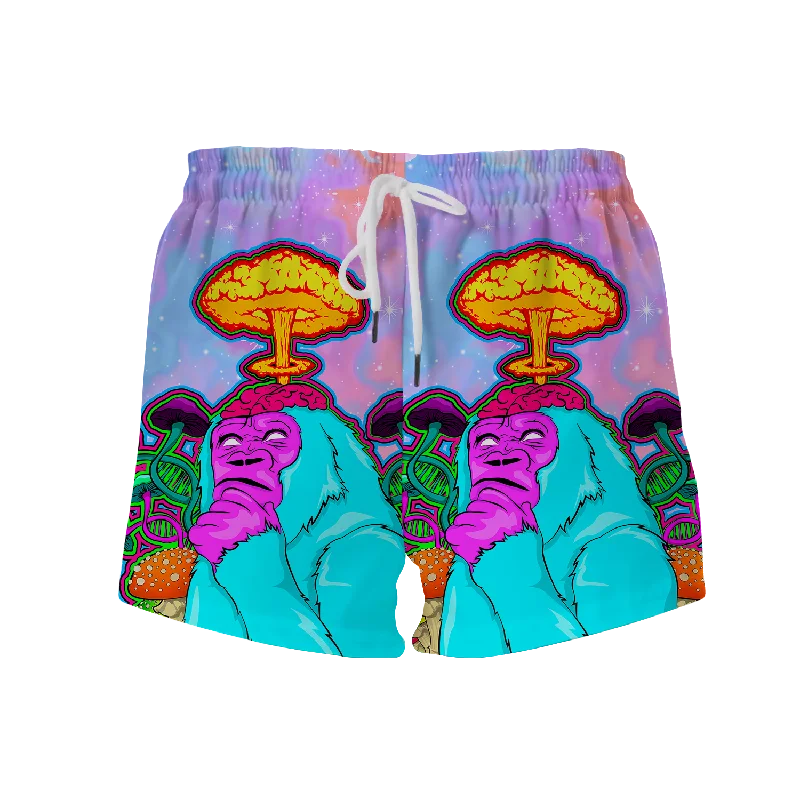 Awakened Ape All Over Print Women's Shorts