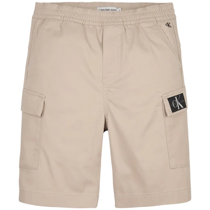 Calvin Klein Cargo Shorts Classic Beige