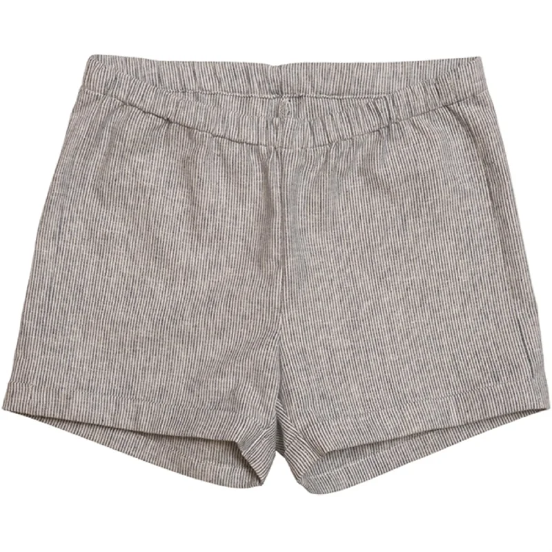 Huttelihut Set Shorts Linen Mini Stripes Navy