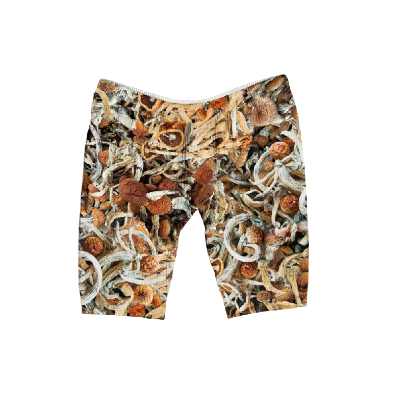 Psi~ Is My Friend All Over Print Women's Ribbed Shorts 