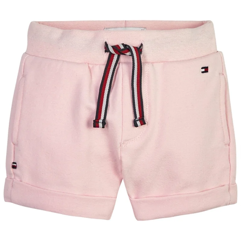 Tommy Hilfiger Baby Script Logo Sweat Shorts Faint Pink