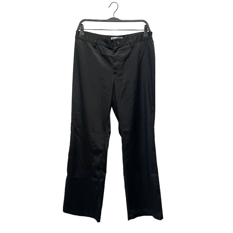 ISSEY MIYAKE/Straight Pants/4/Nylon/BLK/